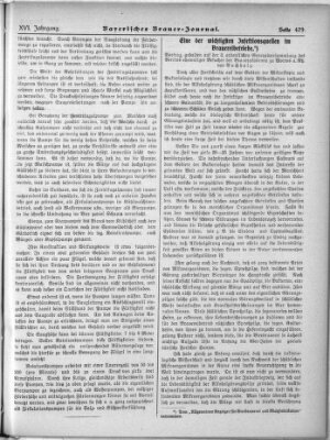 Bayerisches Brauer-Journal Montag 10. Dezember 1906