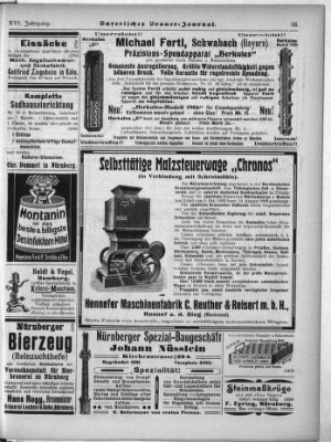 Bayerisches Brauer-Journal Montag 5. Februar 1906