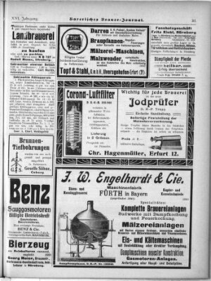 Bayerisches Brauer-Journal Montag 9. April 1906