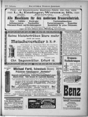 Bayerisches Brauer-Journal Montag 16. April 1906