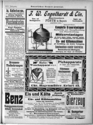 Bayerisches Brauer-Journal Montag 23. April 1906