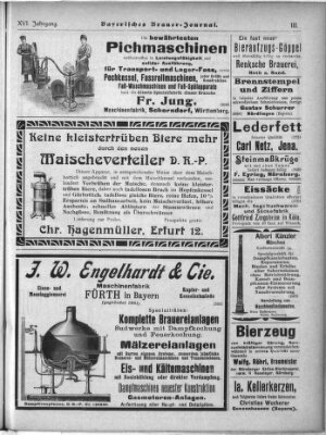 Bayerisches Brauer-Journal Montag 7. Mai 1906