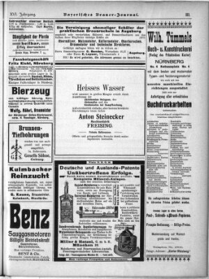 Bayerisches Brauer-Journal Montag 14. Mai 1906