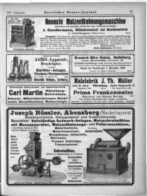 Bayerisches Brauer-Journal Montag 22. Oktober 1906