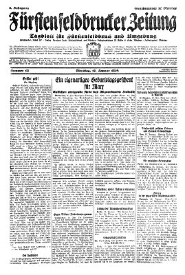 Fürstenfeldbrucker Zeitung Dienstag 17. Januar 1928