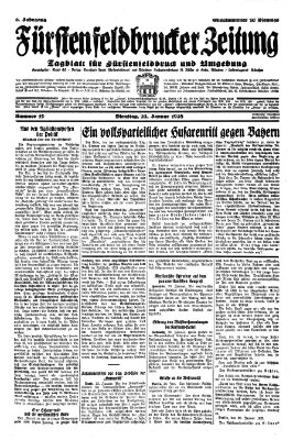 Fürstenfeldbrucker Zeitung Dienstag 24. Januar 1928