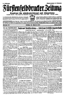 Fürstenfeldbrucker Zeitung Freitag 27. Januar 1928