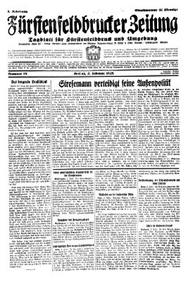 Fürstenfeldbrucker Zeitung Freitag 3. Februar 1928