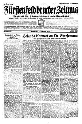 Fürstenfeldbrucker Zeitung Samstag 4. Februar 1928