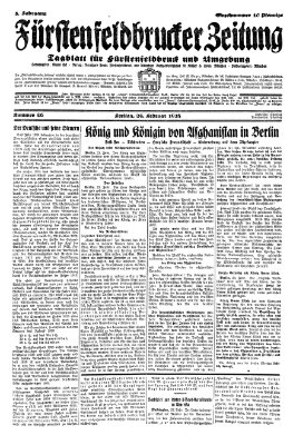 Fürstenfeldbrucker Zeitung Freitag 24. Februar 1928