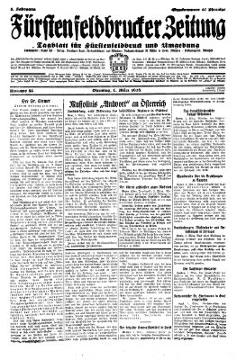 Fürstenfeldbrucker Zeitung Dienstag 6. März 1928