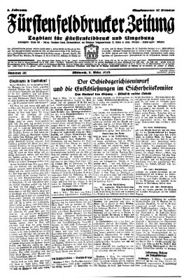 Fürstenfeldbrucker Zeitung Mittwoch 7. März 1928