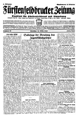 Fürstenfeldbrucker Zeitung Samstag 10. März 1928