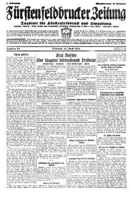 Fürstenfeldbrucker Zeitung Mittwoch 11. April 1928