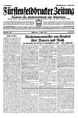 Fürstenfeldbrucker Zeitung Mittwoch 9. Mai 1928