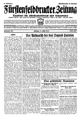 Fürstenfeldbrucker Zeitung Freitag 11. Mai 1928