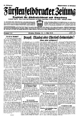 Fürstenfeldbrucker Zeitung Sonntag 13. Mai 1928