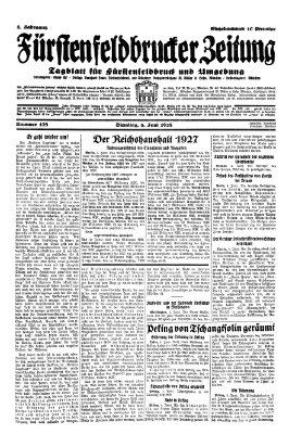 Fürstenfeldbrucker Zeitung Dienstag 5. Juni 1928