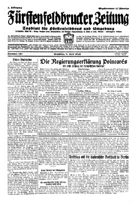 Fürstenfeldbrucker Zeitung Samstag 9. Juni 1928