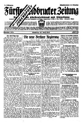 Fürstenfeldbrucker Zeitung Samstag 30. Juni 1928