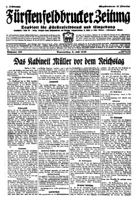 Fürstenfeldbrucker Zeitung Donnerstag 5. Juli 1928