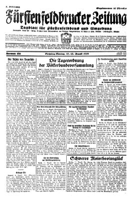 Fürstenfeldbrucker Zeitung Sonntag 12. August 1928