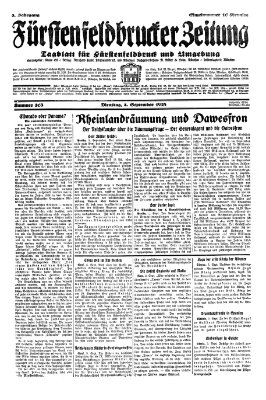 Fürstenfeldbrucker Zeitung Dienstag 4. September 1928