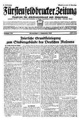 Fürstenfeldbrucker Zeitung Donnerstag 6. September 1928