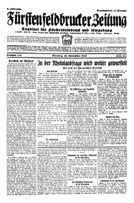 Fürstenfeldbrucker Zeitung Dienstag 18. September 1928