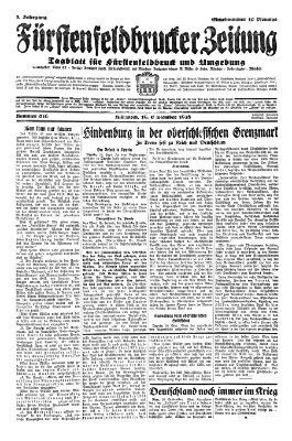 Fürstenfeldbrucker Zeitung Mittwoch 19. September 1928