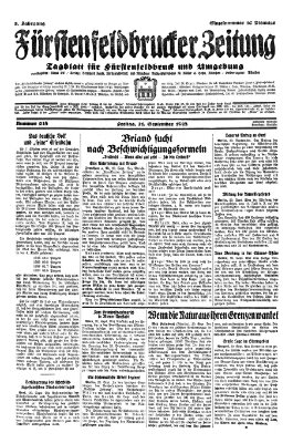 Fürstenfeldbrucker Zeitung Freitag 21. September 1928