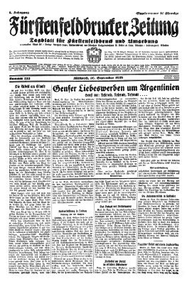 Fürstenfeldbrucker Zeitung Mittwoch 26. September 1928