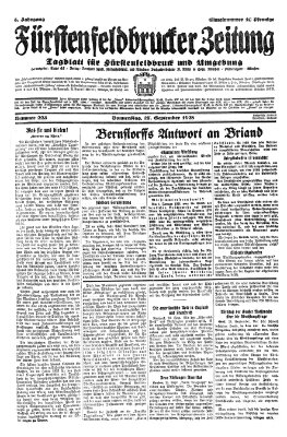 Fürstenfeldbrucker Zeitung Donnerstag 27. September 1928