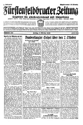 Fürstenfeldbrucker Zeitung Freitag 5. Oktober 1928