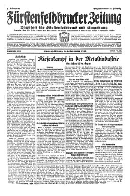 Fürstenfeldbrucker Zeitung Montag 5. November 1928