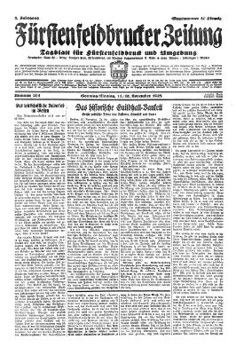 Fürstenfeldbrucker Zeitung Montag 12. November 1928