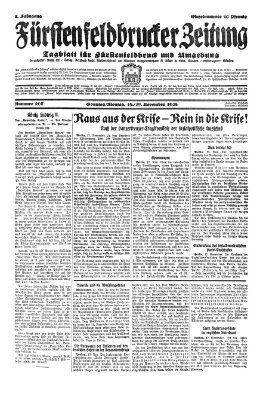 Fürstenfeldbrucker Zeitung Montag 19. November 1928