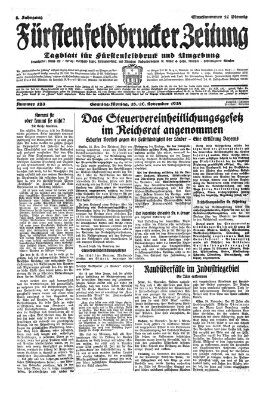 Fürstenfeldbrucker Zeitung Sonntag 25. November 1928