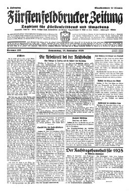 Fürstenfeldbrucker Zeitung Donnerstag 29. November 1928