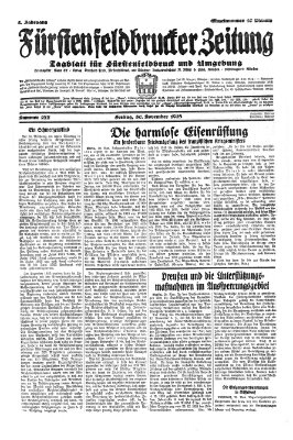 Fürstenfeldbrucker Zeitung Freitag 30. November 1928