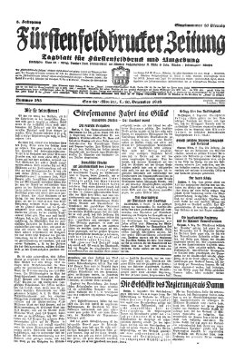 Fürstenfeldbrucker Zeitung Sonntag 9. Dezember 1928