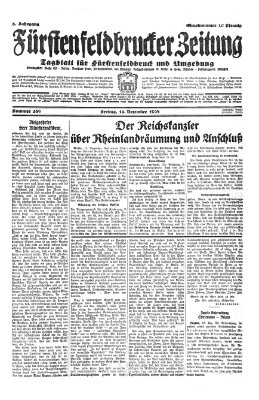 Fürstenfeldbrucker Zeitung Freitag 14. Dezember 1928