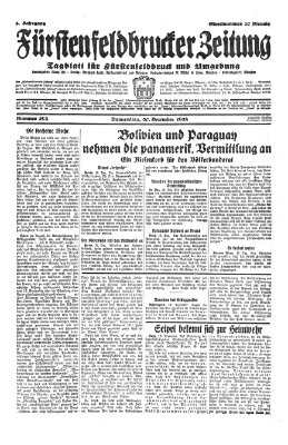 Fürstenfeldbrucker Zeitung Donnerstag 20. Dezember 1928