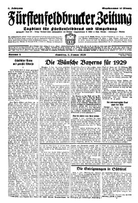 Fürstenfeldbrucker Zeitung Samstag 5. Januar 1929