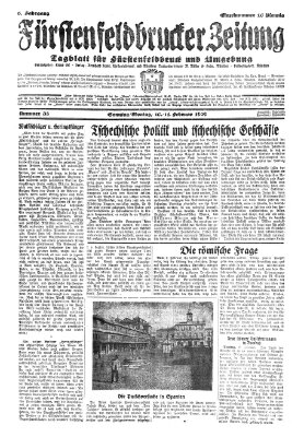 Fürstenfeldbrucker Zeitung Montag 11. Februar 1929