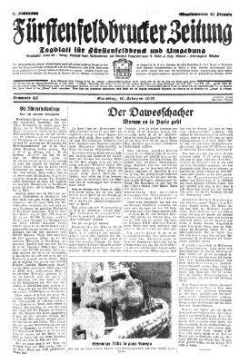 Fürstenfeldbrucker Zeitung Samstag 16. Februar 1929