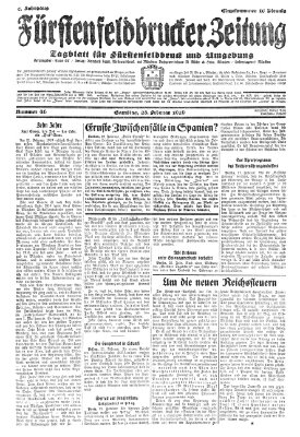 Fürstenfeldbrucker Zeitung Samstag 23. Februar 1929