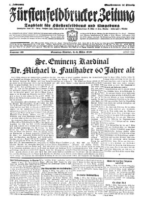 Fürstenfeldbrucker Zeitung Montag 4. März 1929