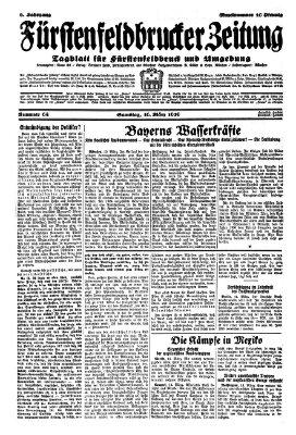 Fürstenfeldbrucker Zeitung Samstag 16. März 1929