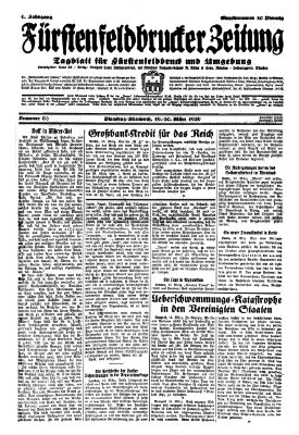 Fürstenfeldbrucker Zeitung Dienstag 19. März 1929